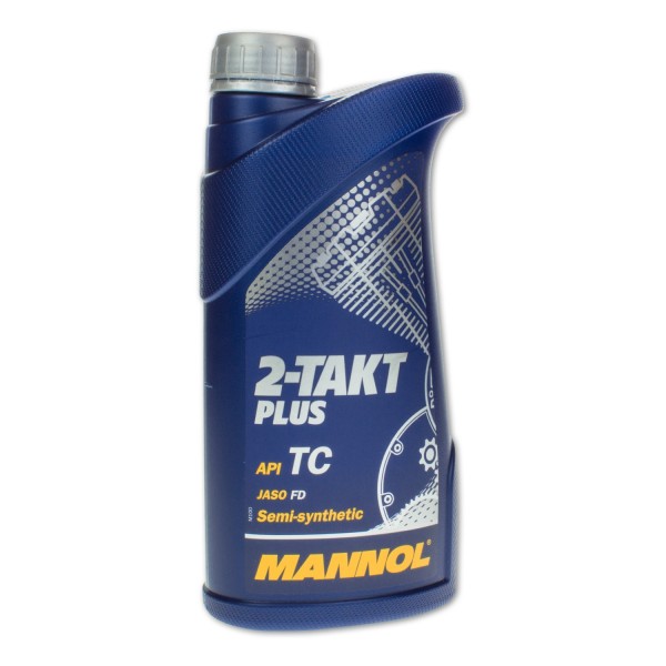 1 Liter MANNOL 2-Takt Plus - synthetisches Mischöl / Motoröl